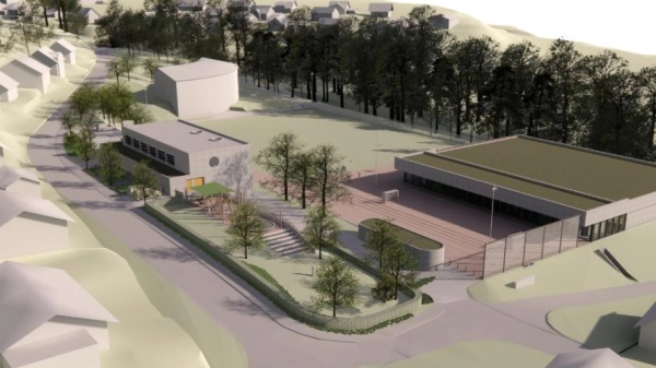 Neue Mehrfachturnhalle und Doppelkindergarten in Rüdlingen auf der Zielgeraden, © ruedlingen.ch
