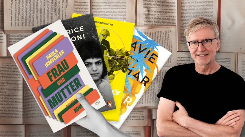 © 'Alles immer wegen damals' (dtv), 'Malnata' (Penguin), 'Lockvogel' (Kein & Aber), 'Maror' (Suhrkamp) | Collage: egoFM © 'Alles immer wegen damals' (dtv), 'Malnata' (Penguin), 'Lockvogel' (Kein & Aber), 'Maror' (Suhrkamp) | Collage: egoFM