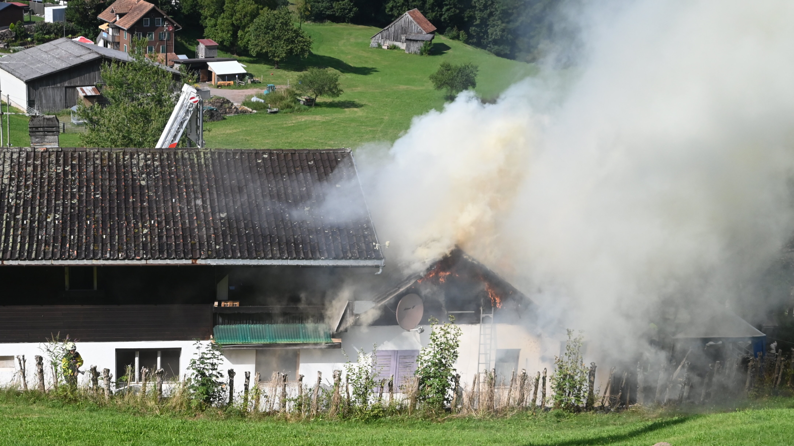 Mehrere Brände im Kanton St. Gallen, © Kantonspolizei St. Gallen