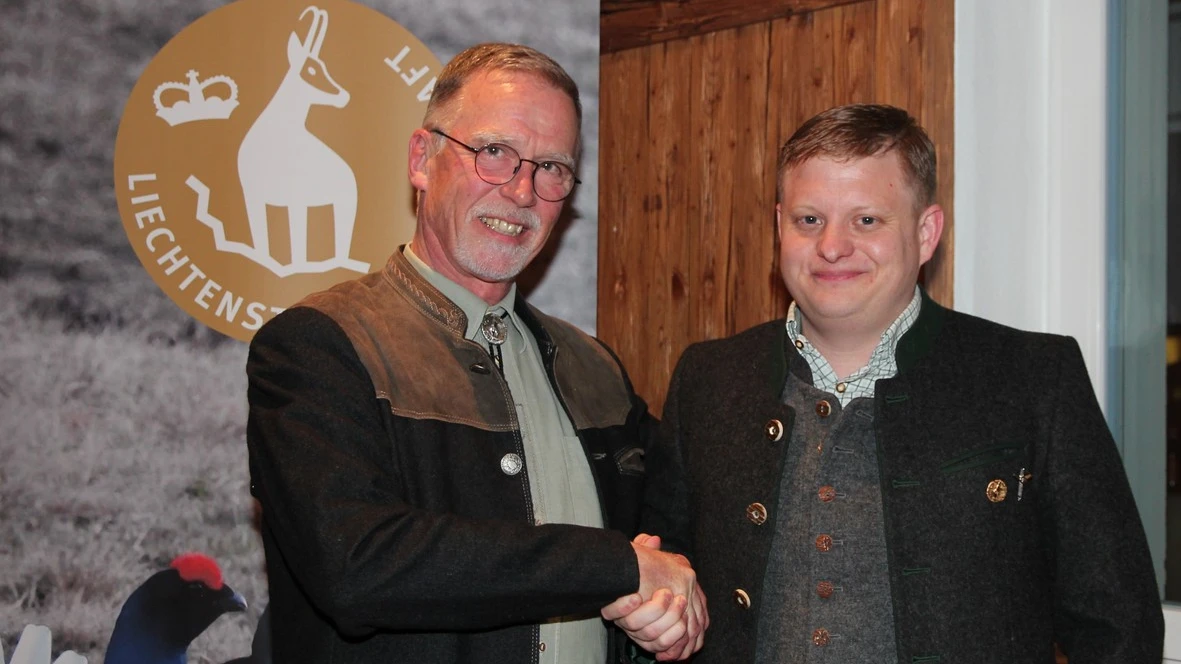 Führungswechsel bei der Liechtensteiner Jägerschaft, © ZVG/ FL Jägerschaft Führungswechsel bei der Liechtensteiner Jägerschaft, © ZVG/ FL Jägerschaft