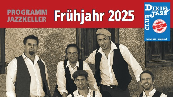 Programm Frühjahr 2025 - Jazzkeller Sargans, © zvg