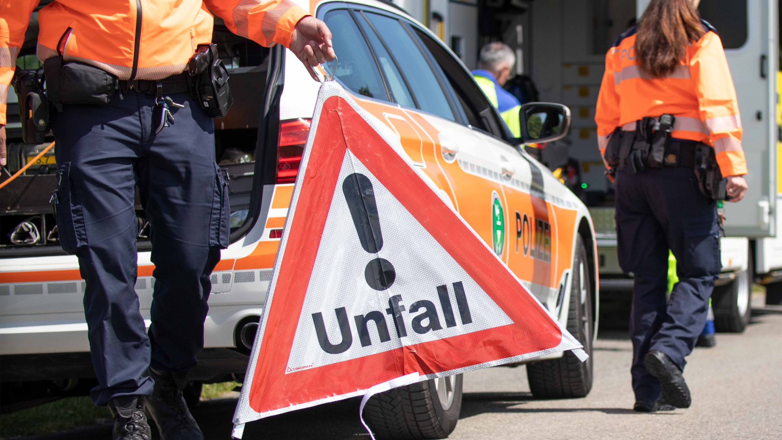 Zwei Verletzte nach Verkehrsunfall in Haag, © Kapo SG