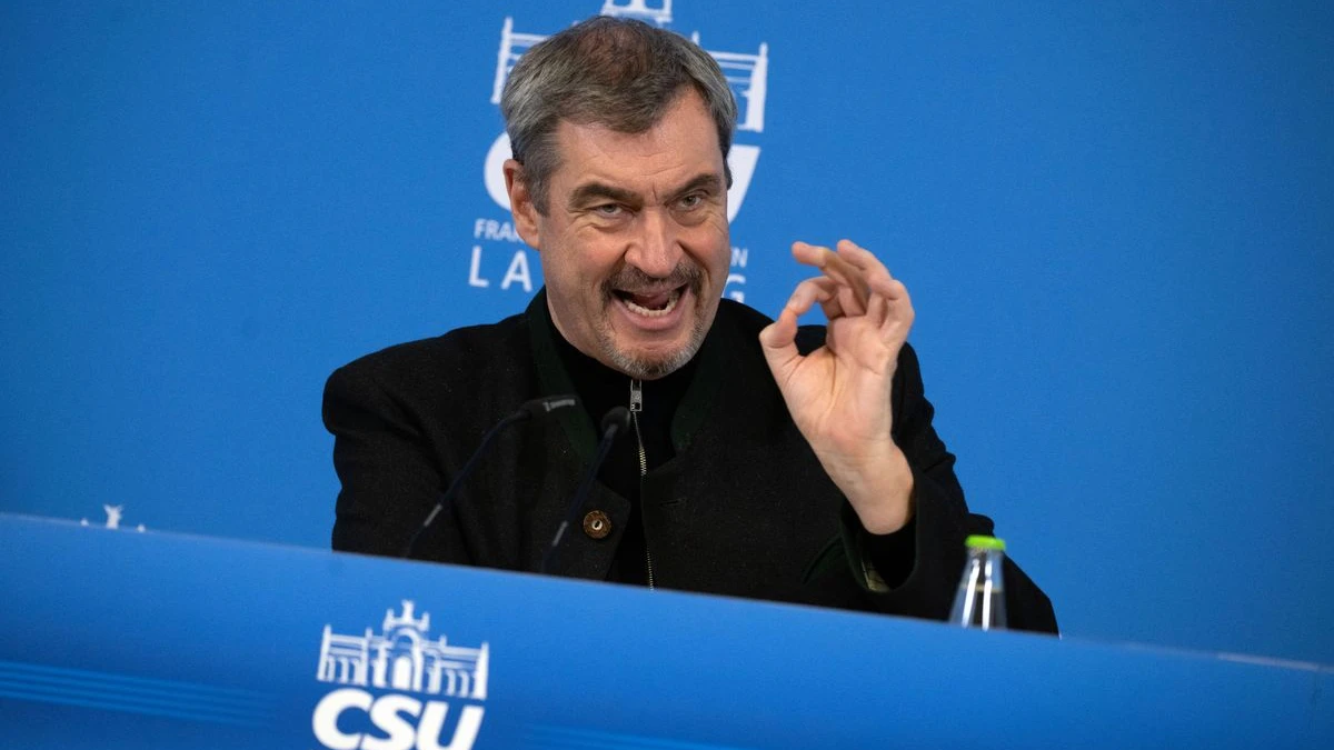 Söder’den tartışma yaratacak çıkış: Almanya’da eyaletler yeniden düzenlenmeli, © Pia Bayer/dpa Söder’den tartışma yaratacak çıkış: Almanya’da eyaletler yeniden düzenlenmeli, © Pia Bayer/dpa