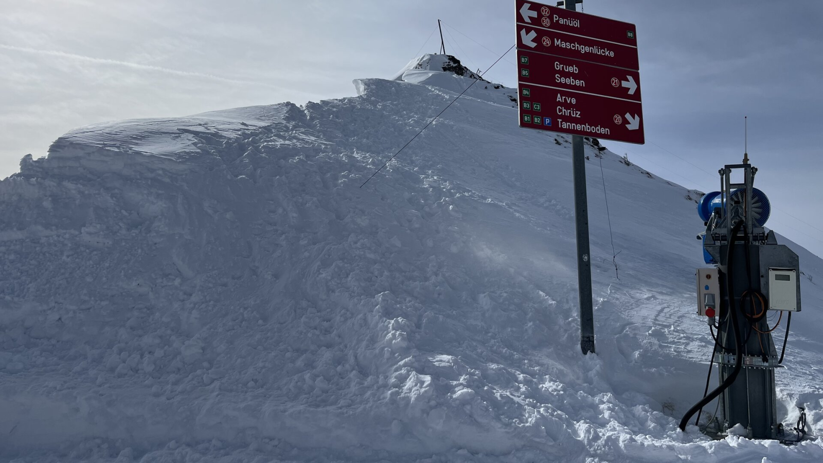 Wächtenabbruch am Flumserberg, © Kapo SG