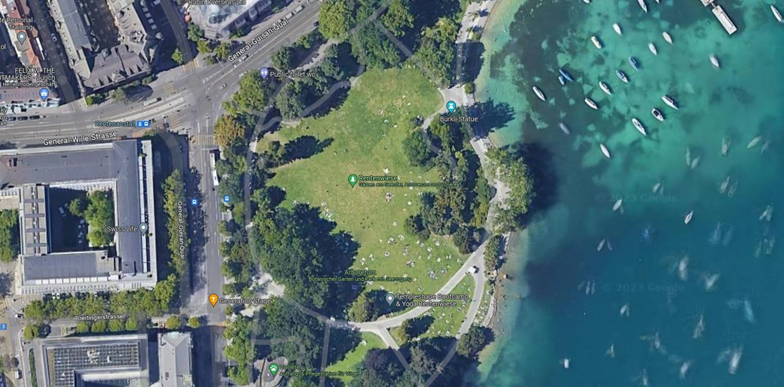 Heftiger Streit in Zürich, © Screenshot Google Maps Heftiger Streit in Zürich, © Screenshot Google Maps