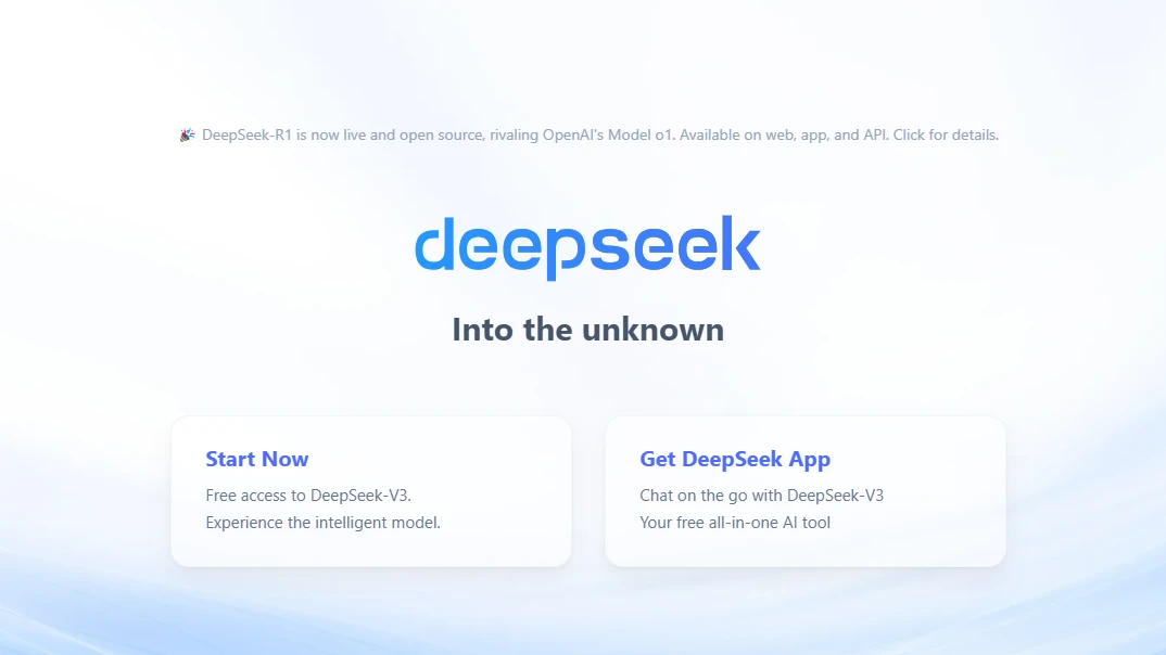 Datenschutzsstelle warnt vor DeepSeek R1, © Screenshot/DeepSeek Datenschutzsstelle warnt vor DeepSeek R1, © Screenshot/DeepSeek