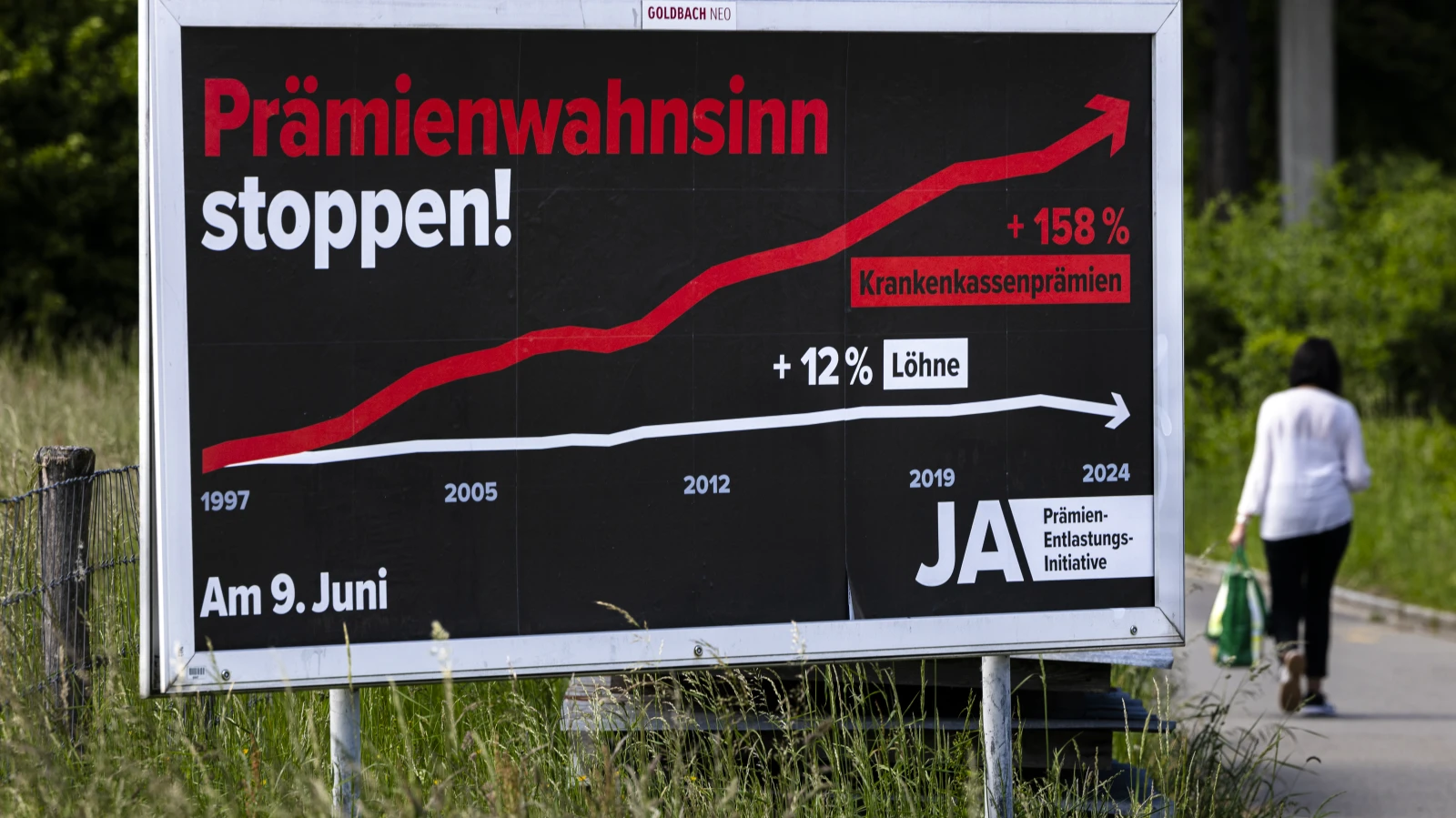 Knappes Ja für Prämienentlastungsinitiative erwartet, © Keystone/SDA Knappes Ja für Prämienentlastungsinitiative erwartet, © Keystone/SDA