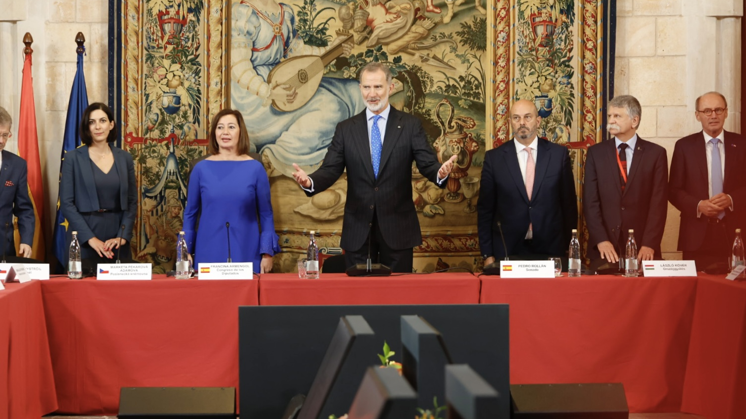 Albert Frick an EU-Präsidentenkonferenz, © Parlamentsdienste des Landtags Liechtenstein