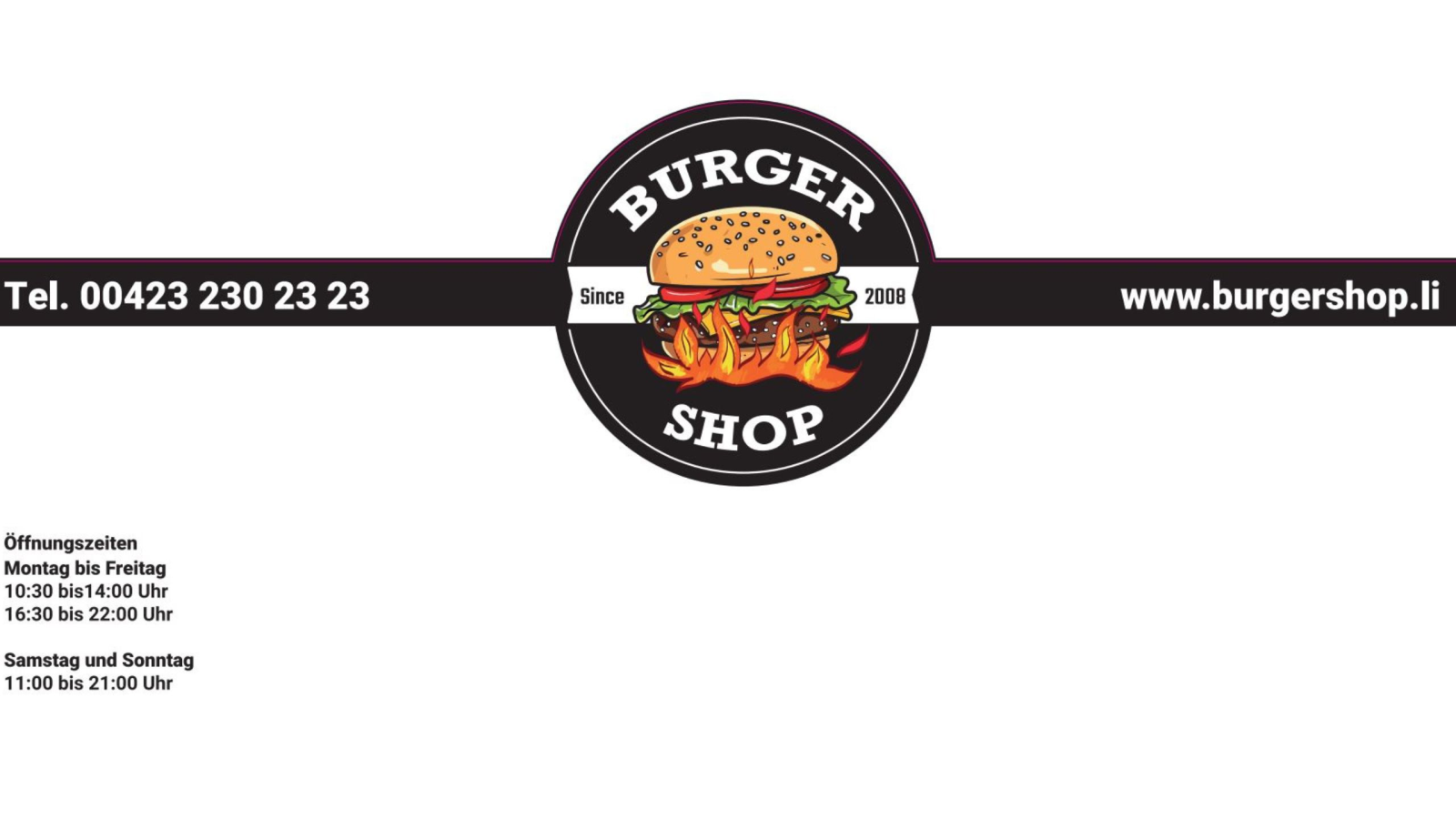 Neueröffnung des Burger-Shops 