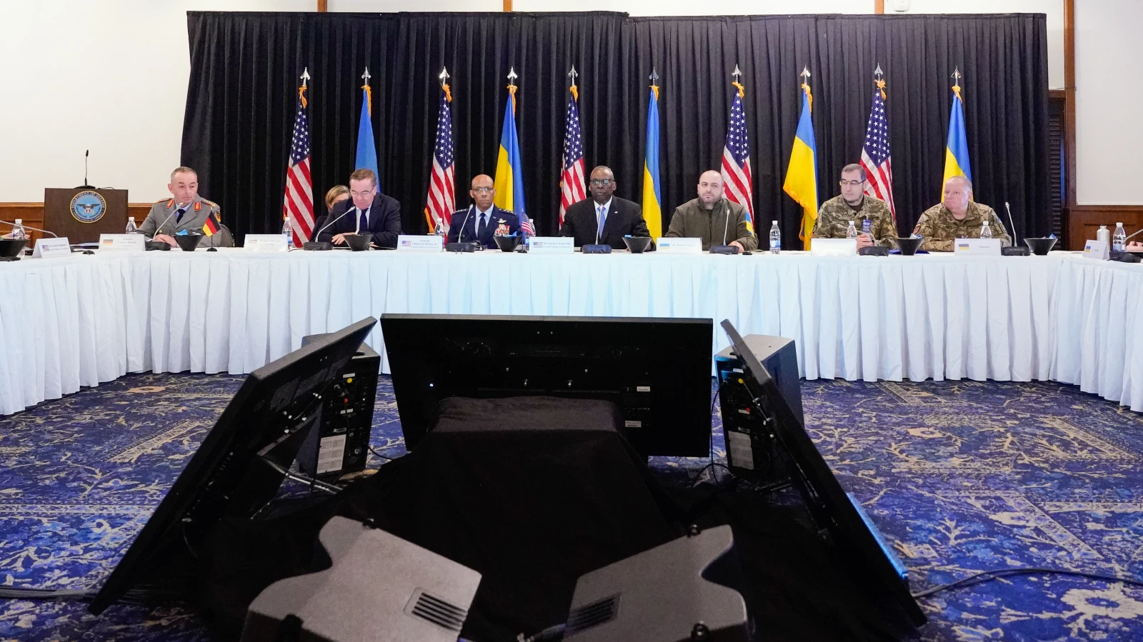 Ramstein´da Ukrayna Destek Görüşmeleri , © dpa Ramstein´da Ukrayna Destek Görüşmeleri , © dpa