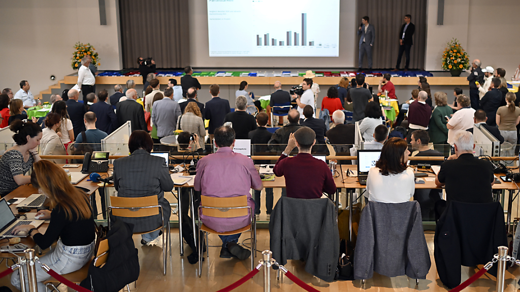 SP und Mitte gewinnen im Thurgau Parlamentssitze hinzu, © Keystone / SDA 