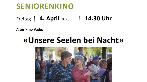 Seniorenkino "Unsere Seelen bei Nacht", © ZVG Seniorenkino "Unsere Seelen bei Nacht", © ZVG