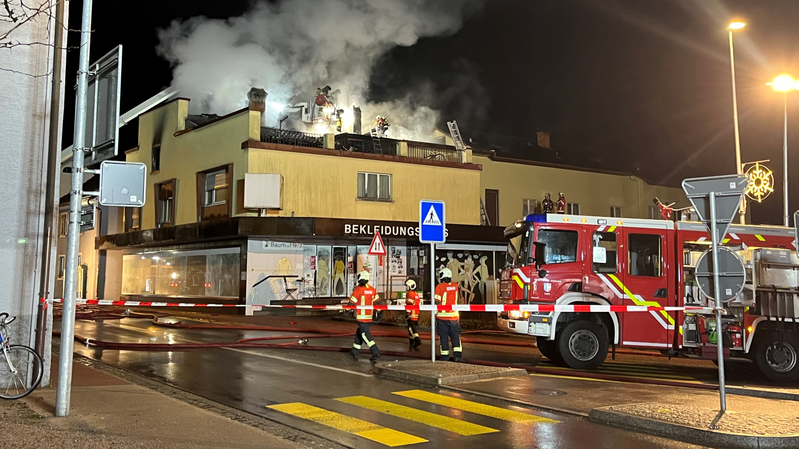 Verkehrsbehinderung auf der Schaaner Landstrasse , © Gemeinde Schaan