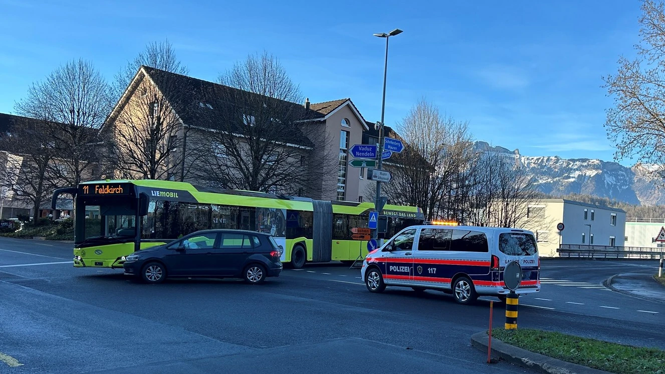 Verkehrsunfälle in Schaanwald und Schellenberg, © lpfl Verkehrsunfälle in Schaanwald und Schellenberg, © lpfl