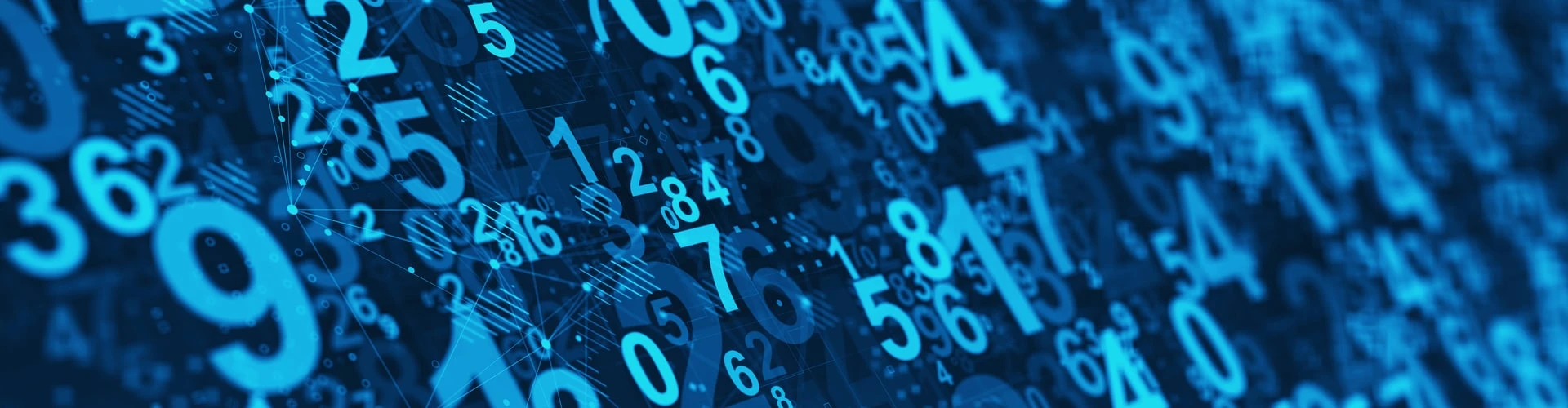 Blaue ganz viele Zahlen, © Shutterstock Blaue ganz viele Zahlen, © Shutterstock
