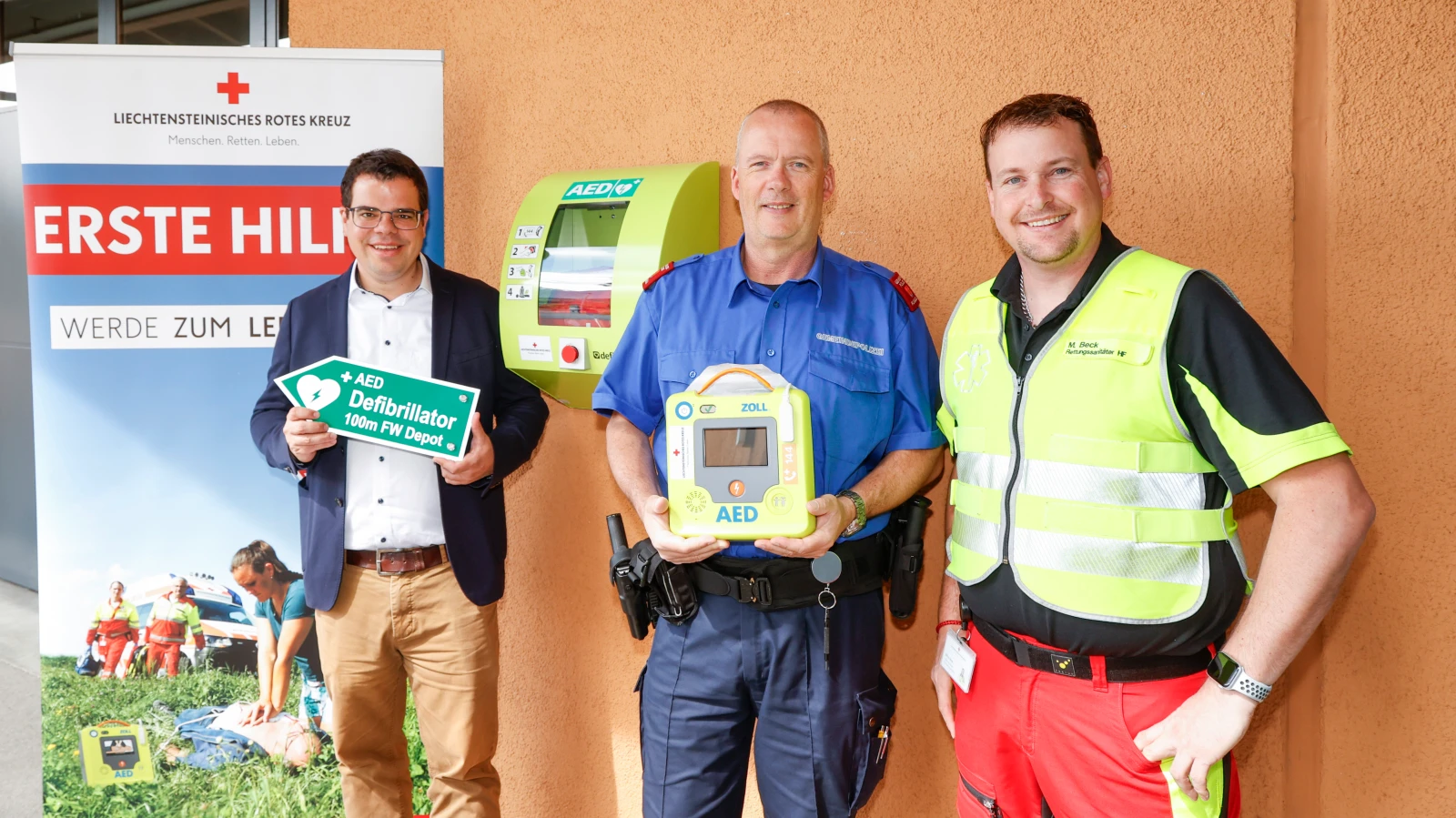 Ruggell optimiert die Defibrillatoren-Standorte, © Gemeinde Ruggell Ruggell optimiert die Defibrillatoren-Standorte, © Gemeinde Ruggell