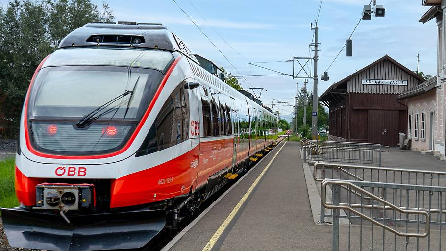 Vorarlbergs Züge sind die pünktlichsten, © ÖBB
