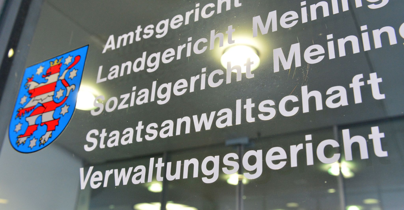 Das Justizzentrum, auch Sitz des Landgerichts Meiningen., © Martin Schutt/dpa-Zentralbild/dpa