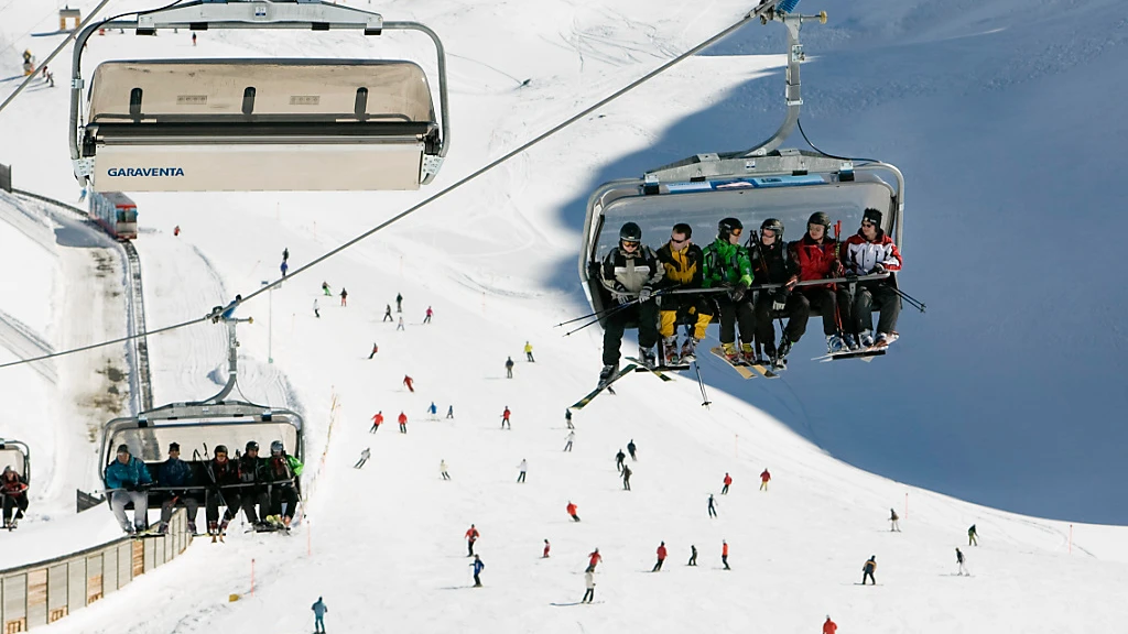 Bündner Bergbahnen zufrieden mit Wintersaison, © Keystone/SDA Bündner Bergbahnen zufrieden mit Wintersaison, © Keystone/SDA