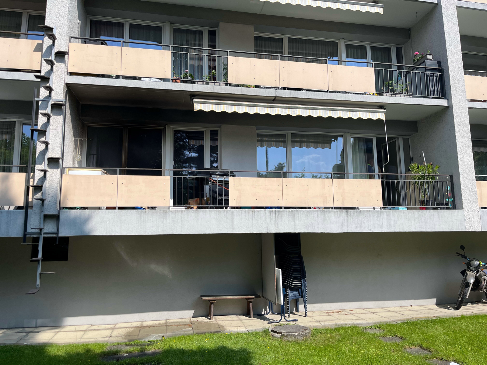 Sargans Balkon Brand, © Kantonspolizei St. Gallen