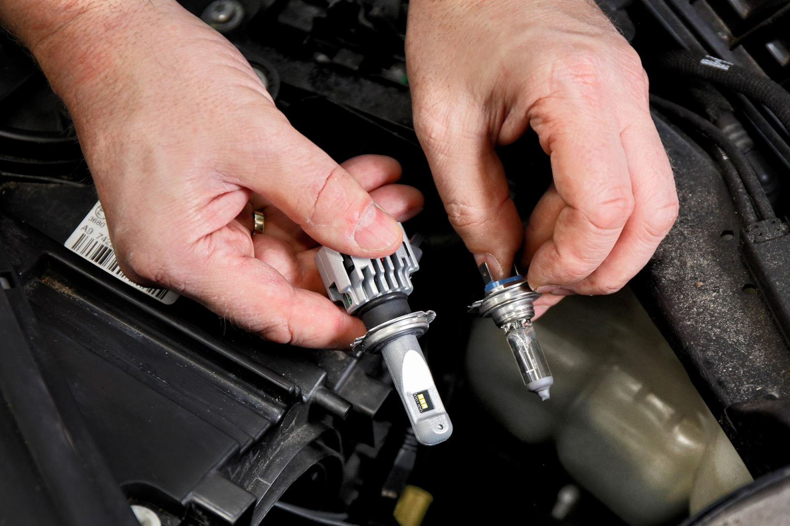 Bessere Lichtausbeute und mehr Sicherheit durch LED-Nachrüstung, © ADAC/Ralph Wagner