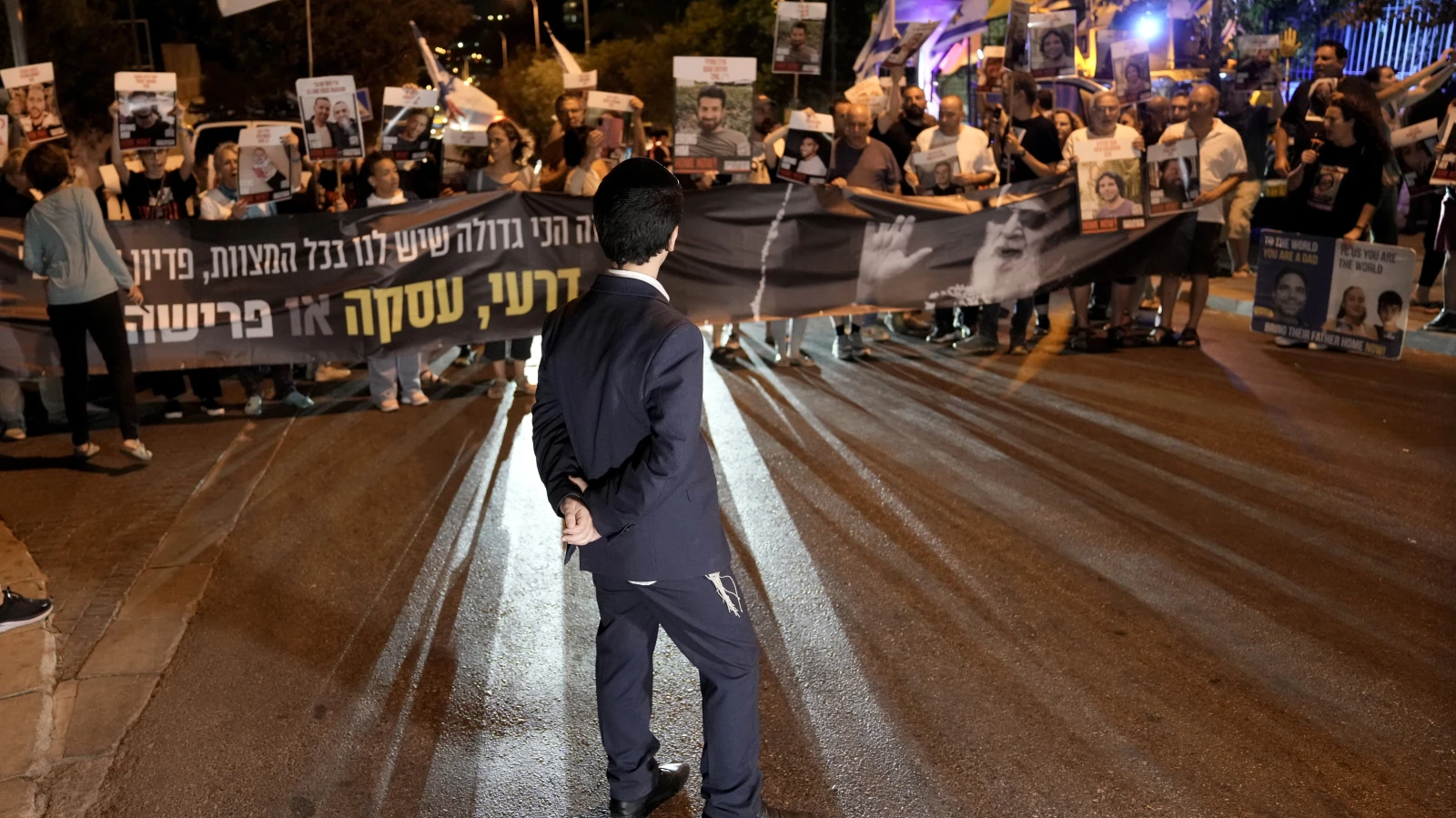 Demonstration für Geisel-Abkommen, © Keystone-SDA Demonstration für Geisel-Abkommen, © Keystone-SDA