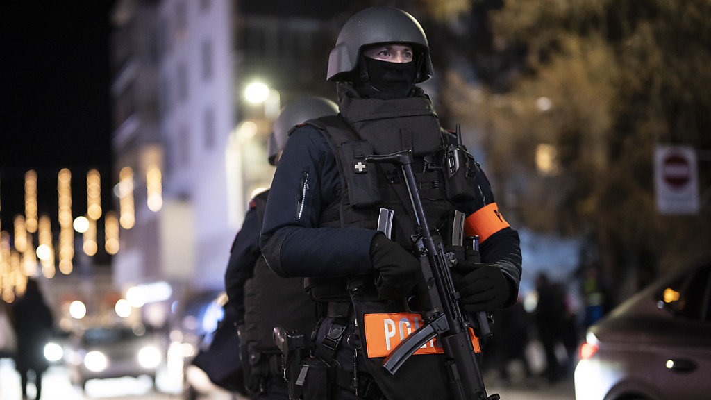 Herausforderungen für Sicherheitskräfte am WEF, © Keystone/SDA