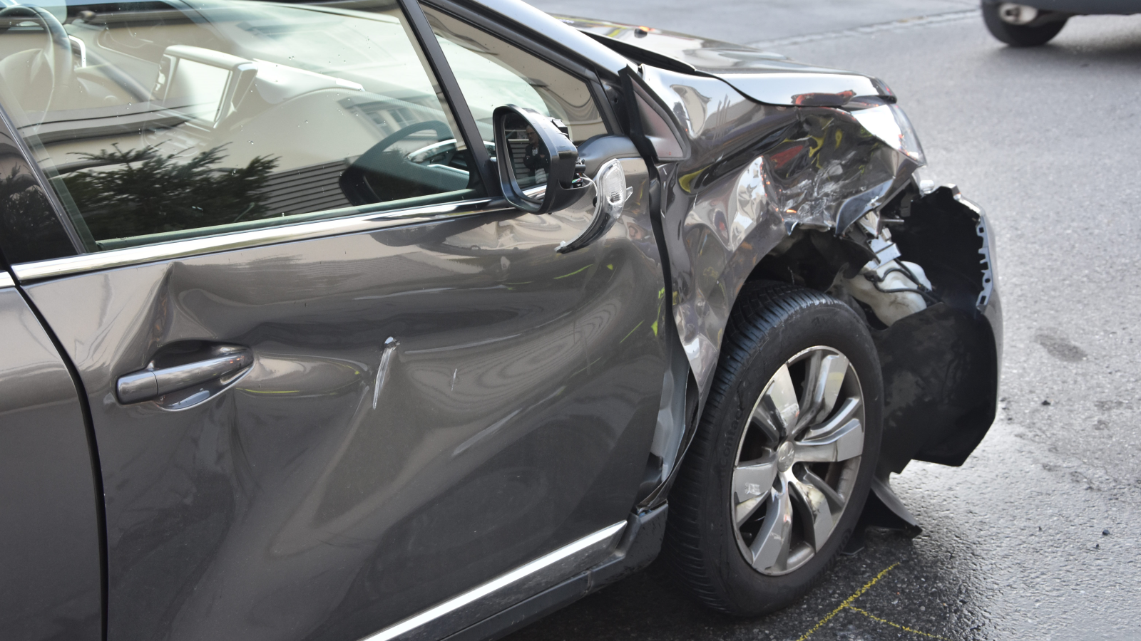 Unfall zwischen Auto und Motorrad in Balgach, © Kantonspolizei St. Gallen