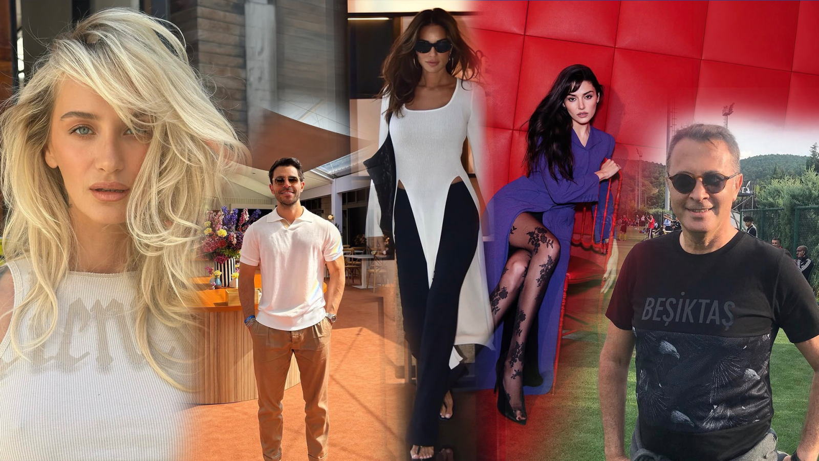 Ünlülere Operasyon: Hakan Sabancı ve Hande Erçel Dahil 14 Gözaltı, © Sanatçıların resmi instagram hesaplarından alınıp birleştirilmiştir. 