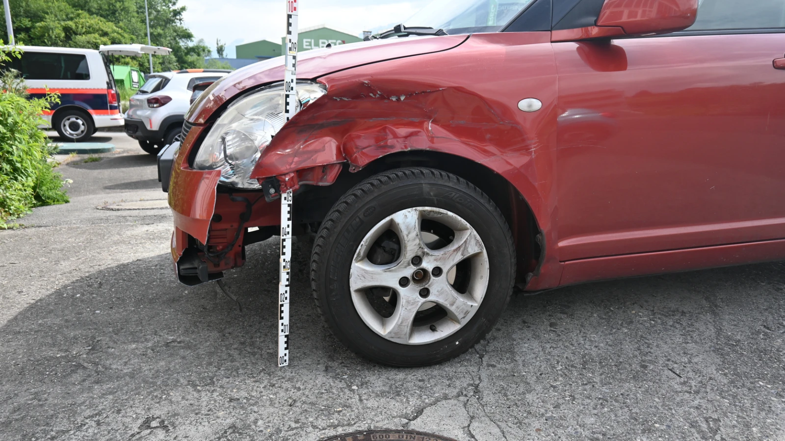 Verkehrsunfälle verursachen Blechschäden, © Landespolizei Liechtenstein Verkehrsunfälle verursachen Blechschäden, © Landespolizei Liechtenstein