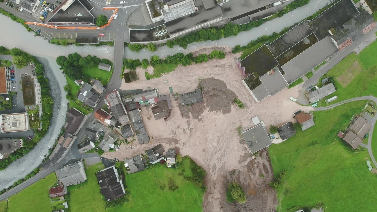 Wagenrunse Schwanden Erdrutsch Katastrophe, © Keystone-SDA Wagenrunse Schwanden Erdrutsch Katastrophe, © Keystone-SDA