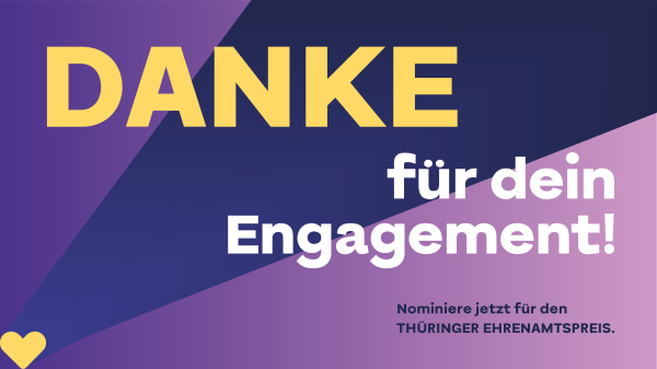 Der Thüringer Ehrenamtspreis 