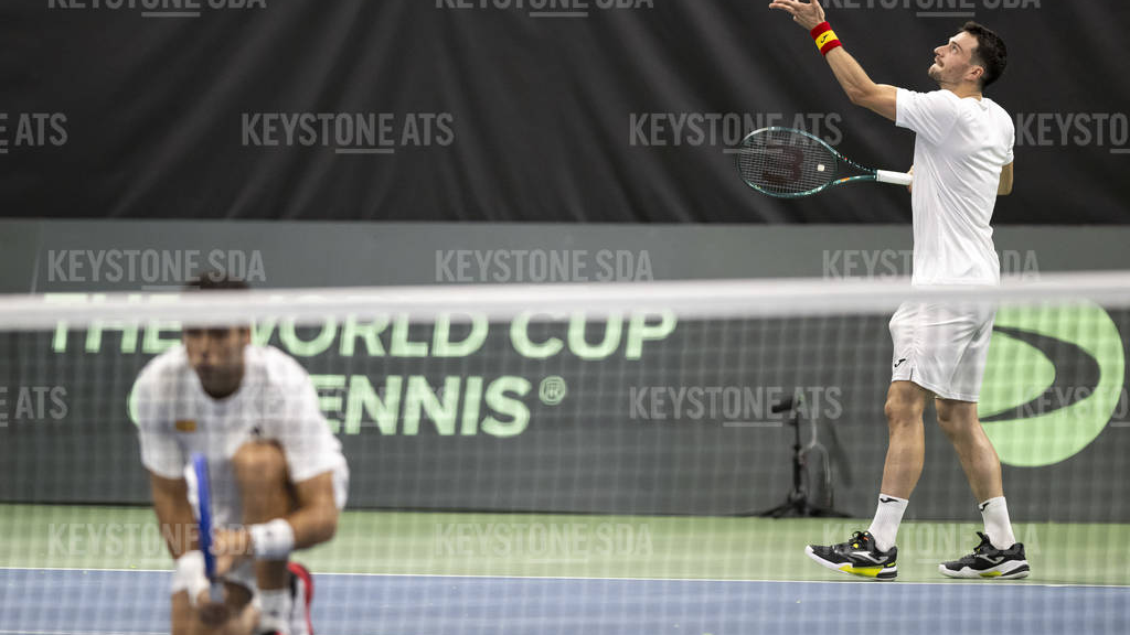 Schweizer Daviscup-Team unterliegt Spanien, © Keystone