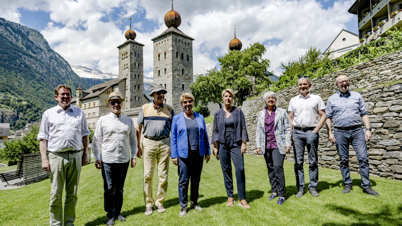 Viola Amherd zeigt Regierungskollegen ihre Heimat, © Keystone / Jean-Christophe Bott Viola Amherd zeigt Regierungskollegen ihre Heimat, © Keystone / Jean-Christophe Bott