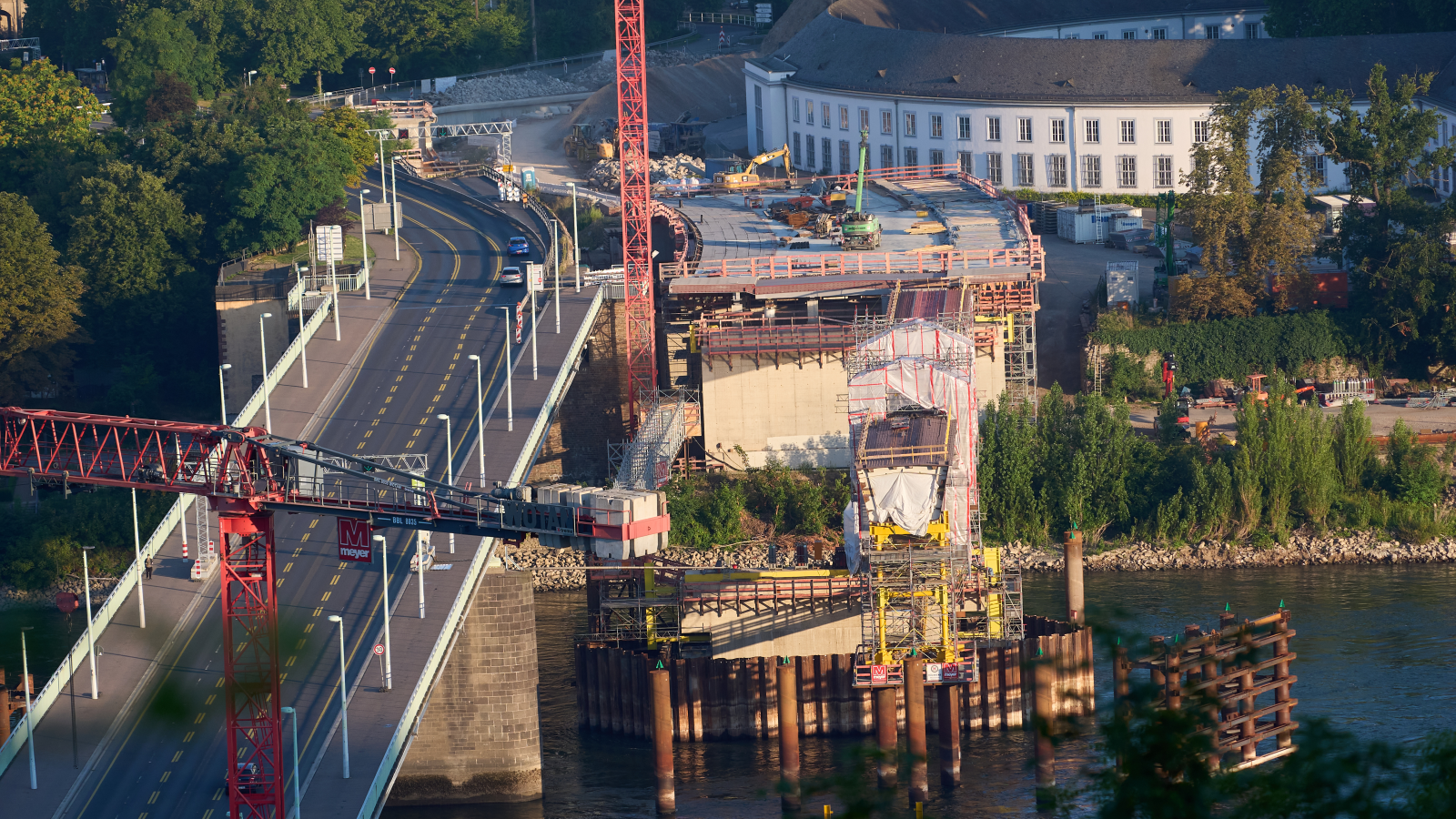 Koblenz’de Pfaffendorfer Köprüsü Yenileniyor, © Thomas Frey/dpa