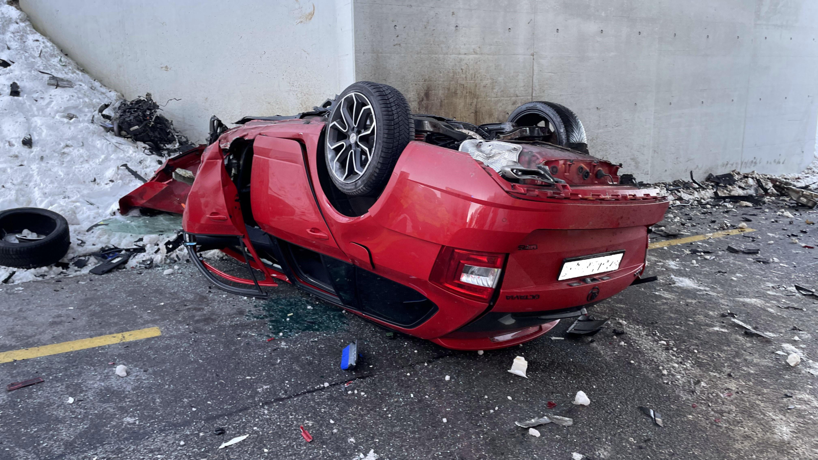 Einsiedeln Unfall Polizei Schwyz, © Kapo SZ