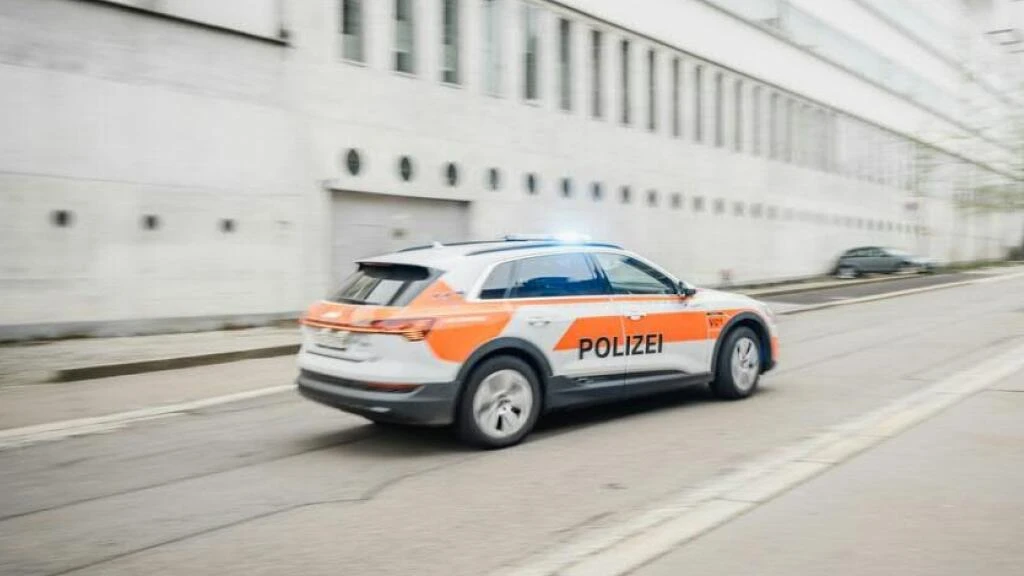 Frau mit Küchenbeil in St. Gallen unterwegs, © Stadtpolizei St. Gallen Frau mit Küchenbeil in St. Gallen unterwegs, © Stadtpolizei St. Gallen