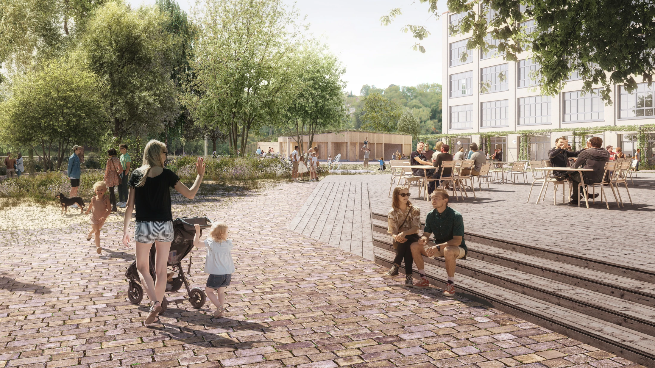 © Visualisierung Kammgarnhof. Quelle: Stadt SH © Visualisierung Kammgarnhof. Quelle: Stadt SH