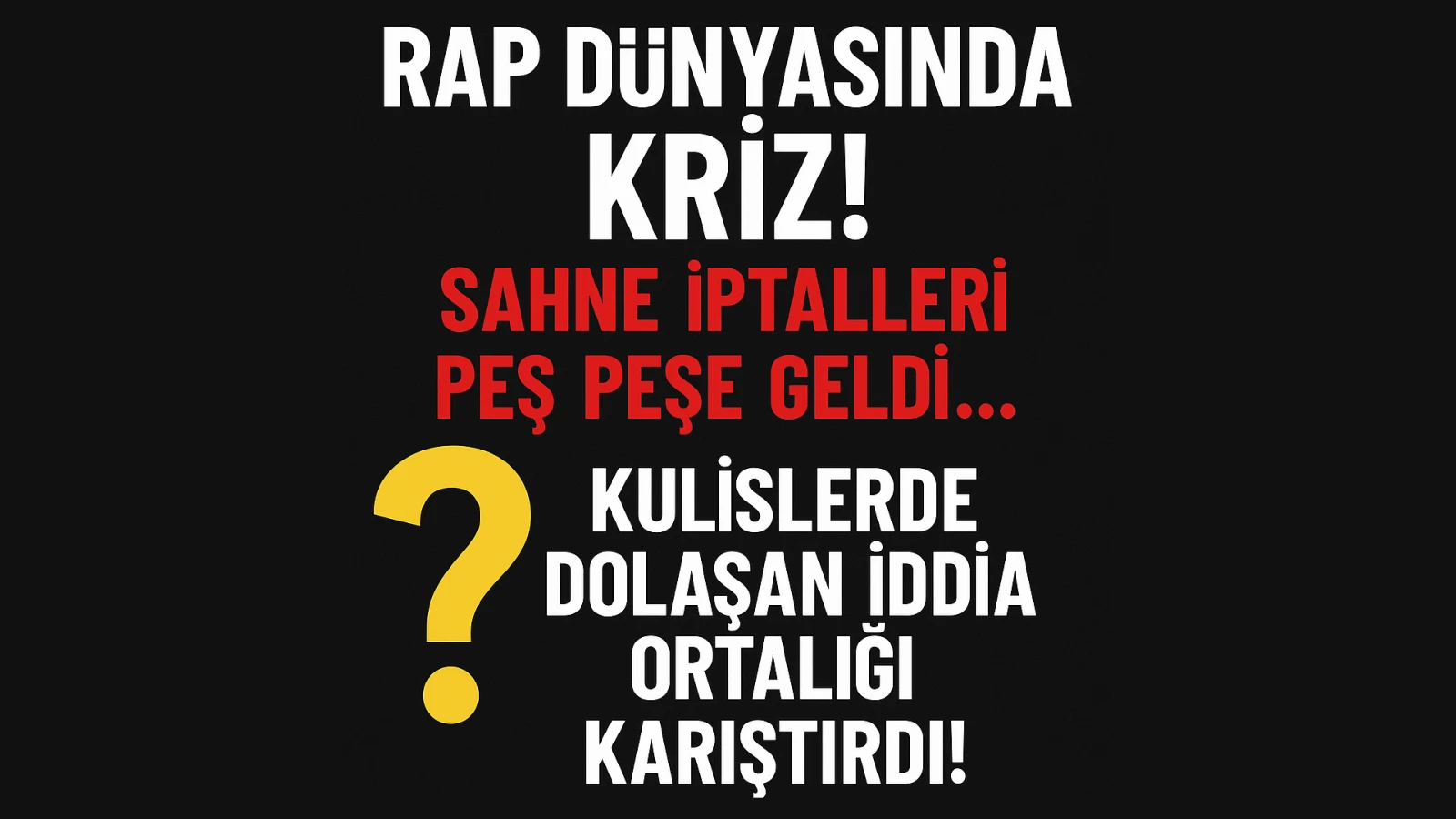 Rap Dünyası Çalkalanıyor! Ünlü İsimler Peş Peşe Sahneden Çekildi!, © MFM Rap Dünyası Çalkalanıyor! Ünlü İsimler Peş Peşe Sahneden Çekildi!, © MFM