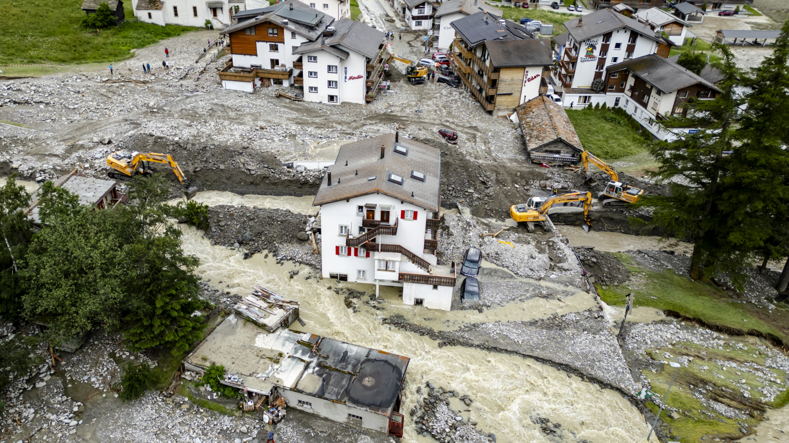 Armeeeinsatz im Wallis bis Mitte nächster Woche, © Keystone-SDA