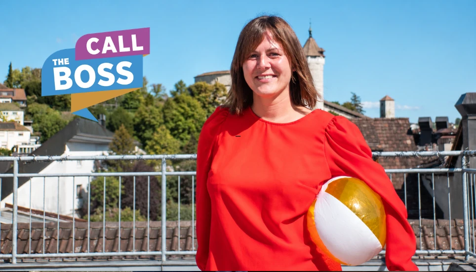 Dieses Mal bei «Call the Boss»: Irina Zehnder., © shn.ch Dieses Mal bei «Call the Boss»: Irina Zehnder., © shn.ch
