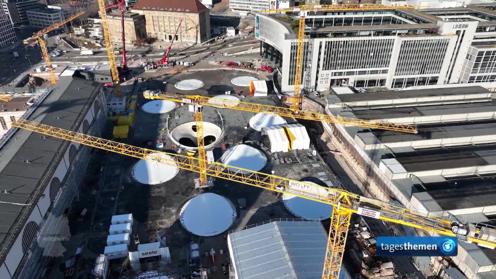 Stuttgart 21 Şantiyesi Paskalya Tatilinde 81.000 Ziyaretçiyi Ağırladı, © zdf.de