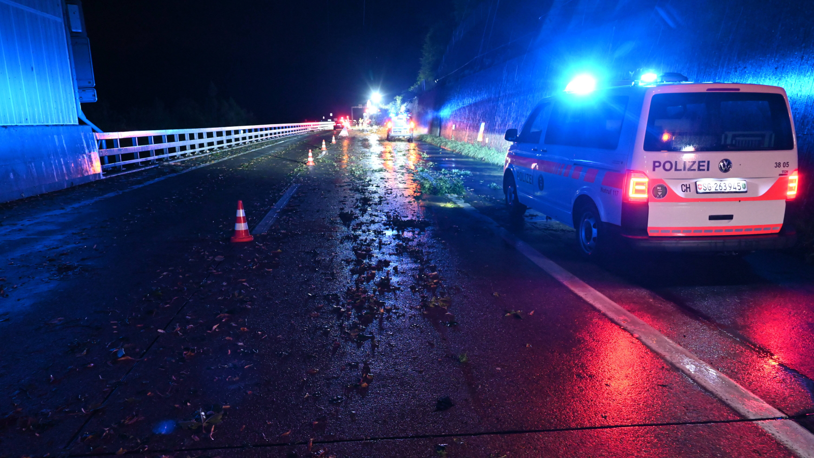 Sturm Murg Walensee Kantonspolizei SG, © Kapo SG
