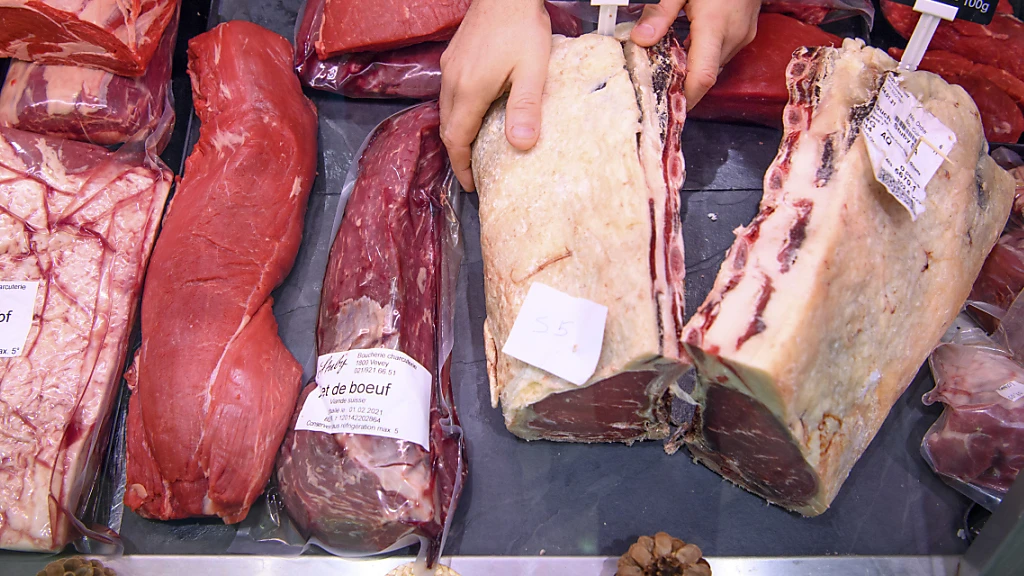 Fleisch aus der Schweiz ist beliebter, © Keystone-SDA Fleisch aus der Schweiz ist beliebter, © Keystone-SDA