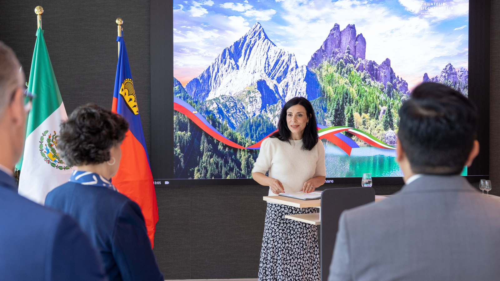 Gemeinschaftsbriefmarke mit Mexiko vorgestellt, © IKR