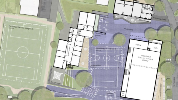 Neue Sporthalle in Feuerthalen kostet 13,5 Millionen Franken, © Gemeinde Feuerthalen