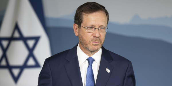 Israels Präsident Herzog zieht aus diplomatischen Beziehungen zu Deutschland Parallelen zu Nahost., © Peter Klaunzer/Keystone/dpa