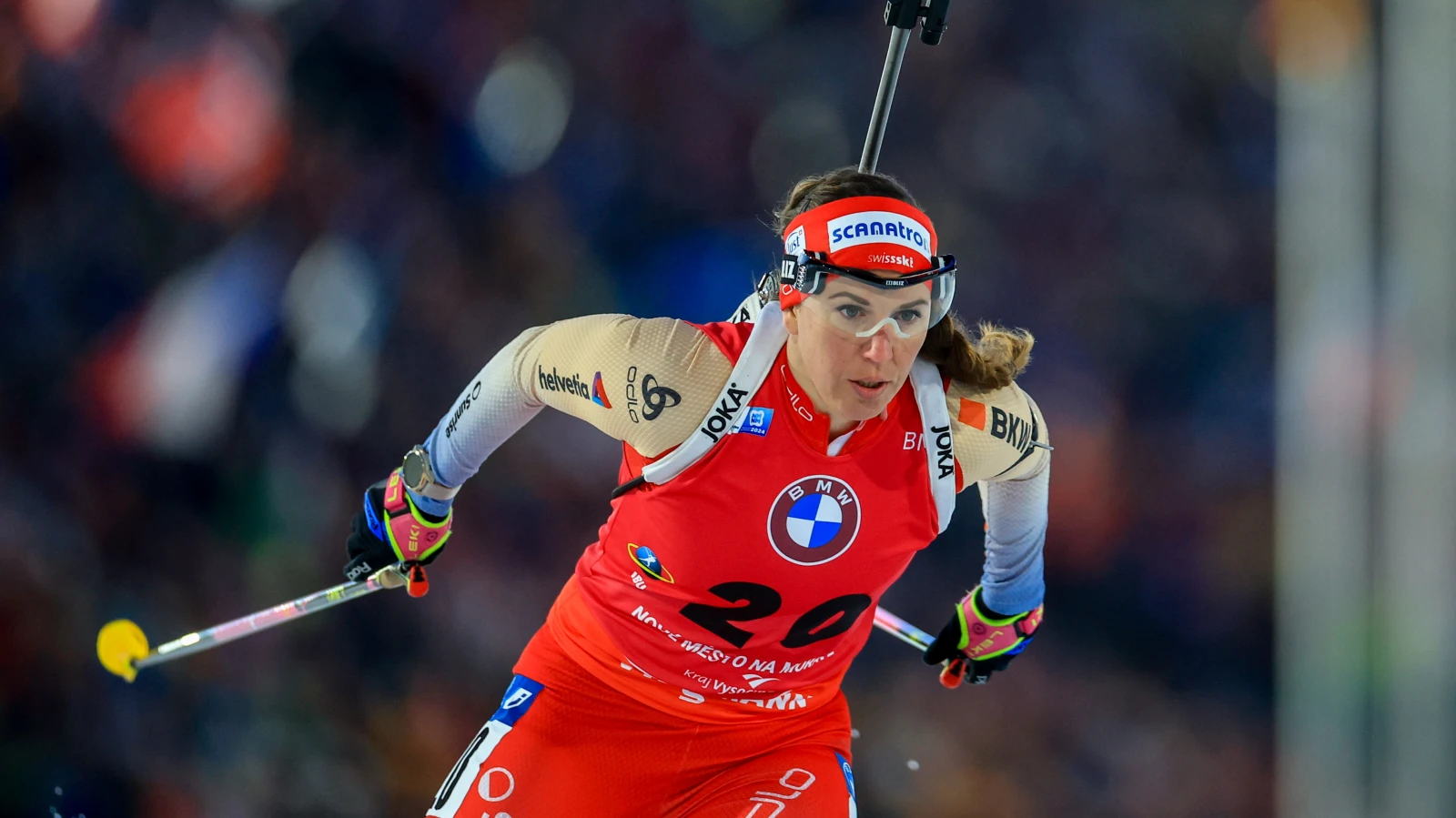 Biathlon: Lena Häcki-Gross erneut chancenlos, © Keystone Biathlon: Lena Häcki-Gross erneut chancenlos, © Keystone