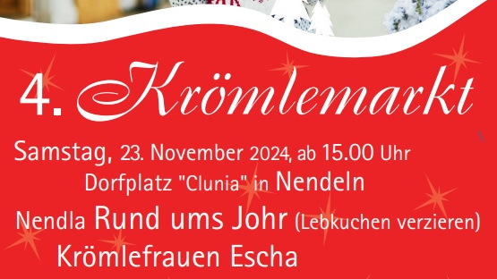 4. Krömlemarkt in Nendeln, © ZVG