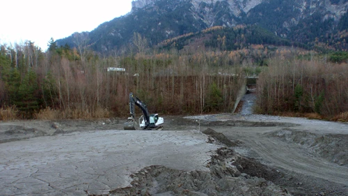 Leerung der Rüfesammler Schaan und Vaduz beauftragt, © nemos.li Leerung der Rüfesammler Schaan und Vaduz beauftragt, © nemos.li